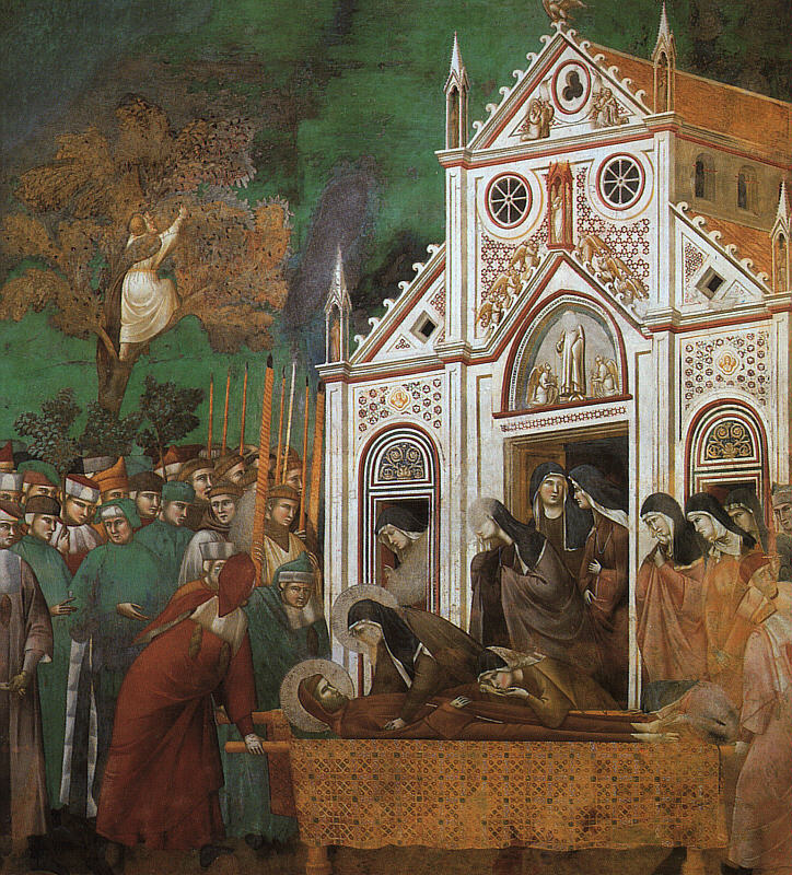 Saluto di santa Chiara e delle sue compagne a san Francesco